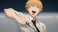Denji taunting Katana Man as seen in anime (Image credit: MAPPA Studios)